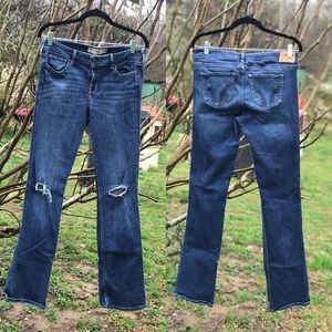 Hollister bootcut jeans!